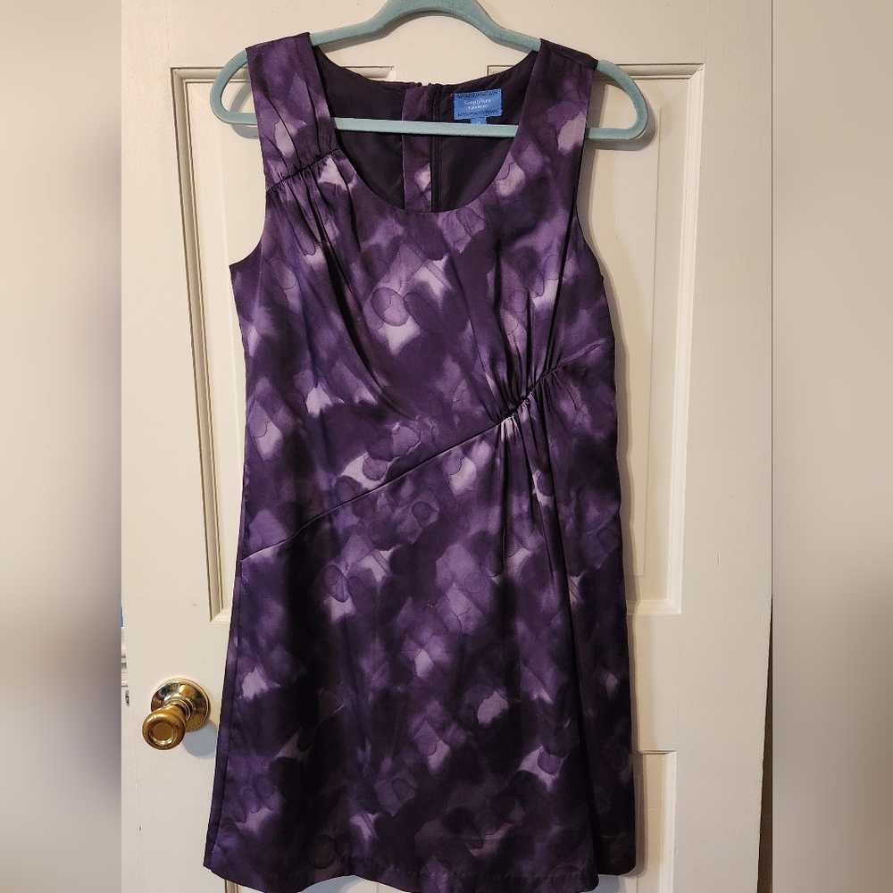 Simply Vera Vera Wang Elegant Purple Sleeveless Dress Size 10